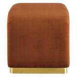 Koda Performance Velvet Waterfall Stool by Lefancy