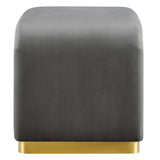 Koda Performance Velvet Waterfall Stool by Lefancy