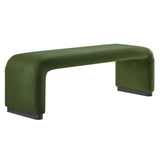 Koda Performance Velvet Waterfall Long Bench by Lefancy