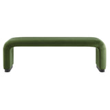 Koda Performance Velvet Waterfall Long Bench by Lefancy