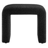 Simba Boucle Fabric Waterfall Stool by Lefancy