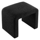 Simba Boucle Fabric Waterfall Stool by Lefancy