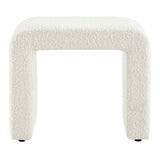 Simba Boucle Fabric Waterfall Stool by Lefancy