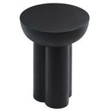 Caspian Round Concrete Side Table by Lefancy