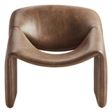 Vivi Vegan Leather Accent Chair by Lefancy