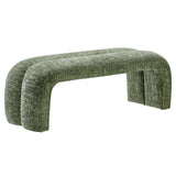 Dax 50.5" Chenille Upholstered Accent Bench by Lefancy