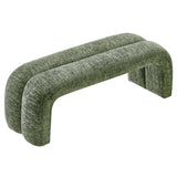 Dax 50.5" Chenille Upholstered Accent Bench by Lefancy