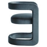 Winslow Performance Velvet Barrel Accent Chair by Lefancy