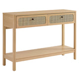Chaucer Wood Entryway Console Table by Lefancy