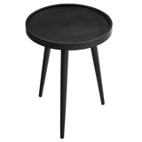 Chiro Round Wood Side Table by Lefancy