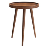 Chiro Round Wood Side Table by Lefancy