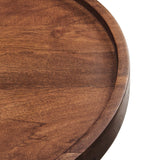 Chiro Round Wood Side Table by Lefancy