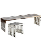 Gridiron Benches Set of 2 by Lefancy