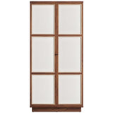 Capri 70" Tall Wood Grain Storage Cabinet by Lefancy