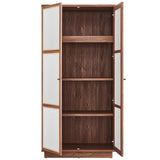 Capri 70" Tall Wood Grain Storage Cabinet by Lefancy