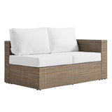 Convene Outdoor Patio Sectional Sofa and Ottoman Set by Lefancy