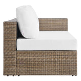 Convene Outdoor Patio Sectional Sofa and Ottoman Set by Lefancy