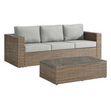 Convene 2-Piece Outdoor Patio Furniture Set by Lefancy