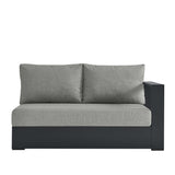 Tahoe Outdoor Patio Powder-Coated Aluminum Modular Right-Facing Loveseat by Lefancy