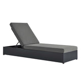 Tahoe Outdoor Patio Powder-Coated Aluminum Chaise Lounge Chair by Lefancy