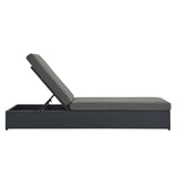 Tahoe Outdoor Patio Powder-Coated Aluminum Chaise Lounge Chair by Lefancy