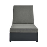 Tahoe Outdoor Patio Powder-Coated Aluminum Chaise Lounge Chair by Lefancy
