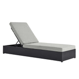 Tahoe Outdoor Patio Powder-Coated Aluminum Chaise Lounge Chair by Lefancy