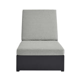 Tahoe Outdoor Patio Powder-Coated Aluminum Chaise Lounge Chair by Lefancy