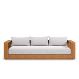 Tahoe Outdoor Patio Acacia Wood Sofa by Lefancy