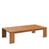 Tahoe Outdoor Patio Acacia Wood Coffee Table by Lefancy