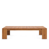 Tahoe Outdoor Patio Acacia Wood Coffee Table by Lefancy