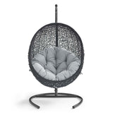 Encase Swing Outdoor Patio Lounge Chair by Lefancy