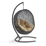 Encase Swing Outdoor Patio Lounge Chair by Lefancy