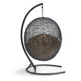 Encase Swing Outdoor Patio Lounge Chair by Lefancy