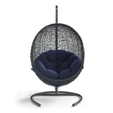 Encase Swing Outdoor Patio Lounge Chair by Lefancy