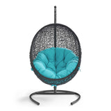 Encase Swing Outdoor Patio Lounge Chair by Lefancy