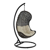 Parlay Swing Outdoor Patio Fabric Lounge Chair by Lefancy