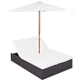 Arrival Outdoor Patio Chaise by Lefancy