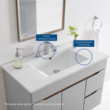 Cayman 36" Bathroom Sink by Lefancy