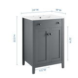 Nantucket 24" Bathroom Vanity by Lefancy