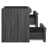 Render 24" Wall-Mount Bathroom Vanity Cabinet (Sink Basin Not Included) by Lefancy