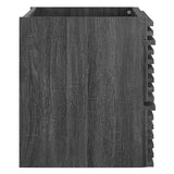 Render 24" Wall-Mount Bathroom Vanity Cabinet (Sink Basin Not Included) by Lefancy