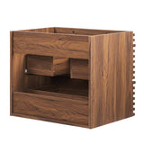 Render 24" Wall-Mount Bathroom Vanity Cabinet (Sink Basin Not Included) by Lefancy