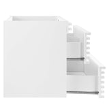 Render 36" Wall-Mount Bathroom Vanity Cabinet (Sink Basin Not Included) by Lefancy