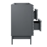 Render 48" Double Sink Compatible (Not Included) Bathroom Vanity Cabinet by Lefancy