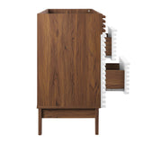 Render 48" Double Sink Compatible (Not Included) Bathroom Vanity Cabinet by Lefancy