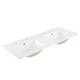 Cayman 48" Double Basin Bathroom Sink by Lefancy