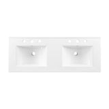 Cayman 48" Double Basin Bathroom Sink by Lefancy