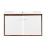 Transmit 36" Wall-Mount Bathroom Vanity by Lefancy