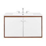 Transmit 36" Wall-Mount Bathroom Vanity by Lefancy